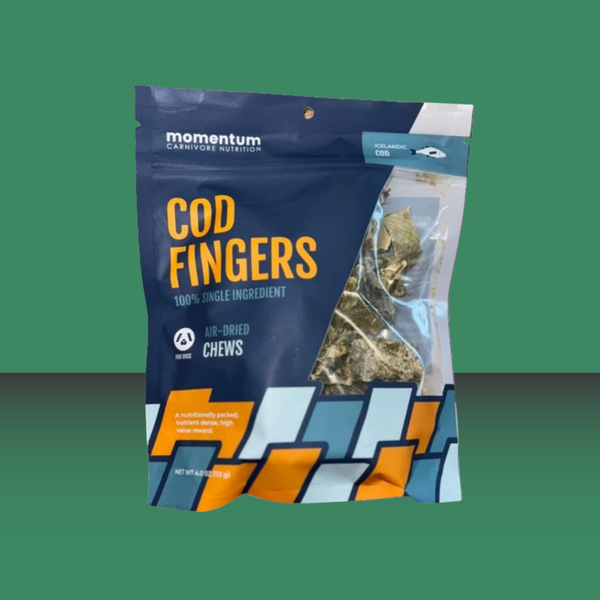 Momentum Air Dried Cod Fingers 4oz