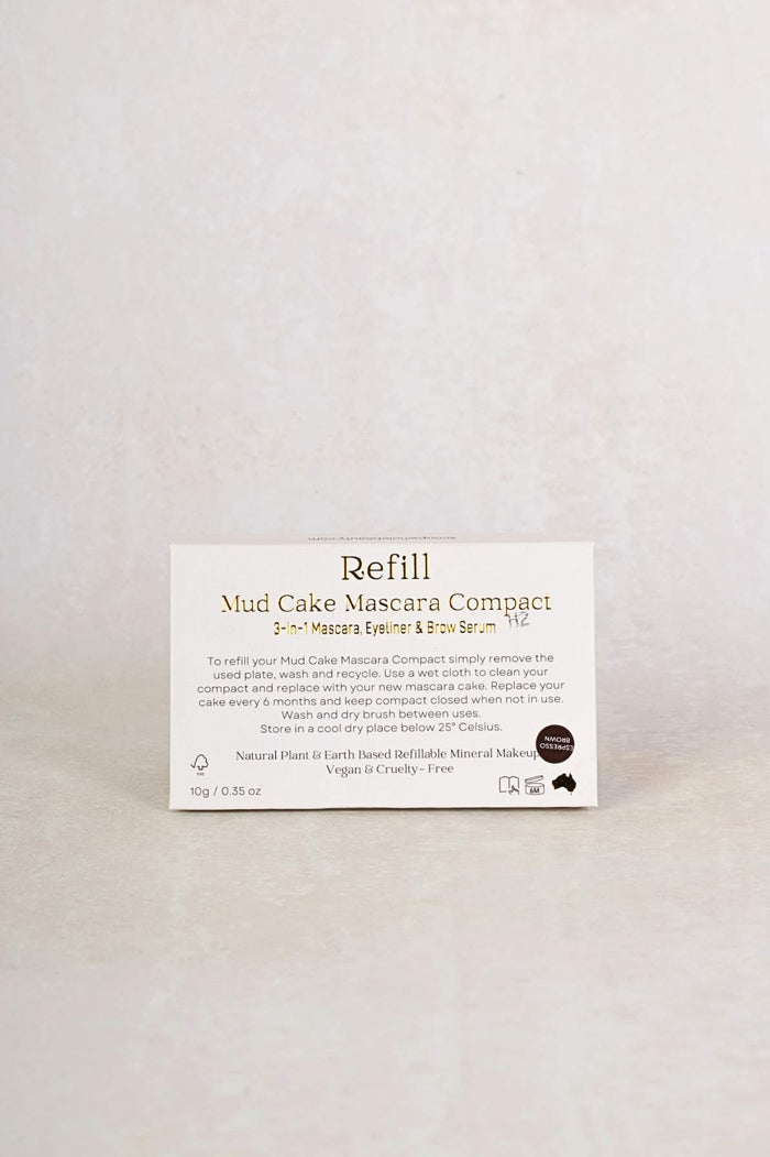 Mud Cake Mascara Refill Plate - Scoop Whole Beauty - cake mascara