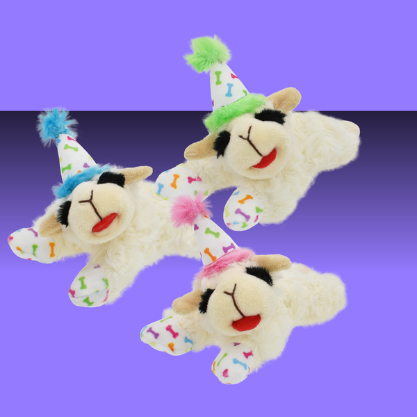 Multipet Lambchop with Birthday Hat 10.5"