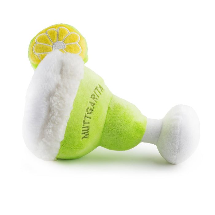 Muttgarita Lime Plush Dog Pet Squeak Toy
