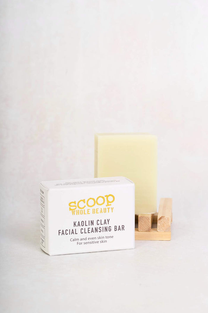 Natural Facial Cleansing Bar - Scoop Whole Beauty -