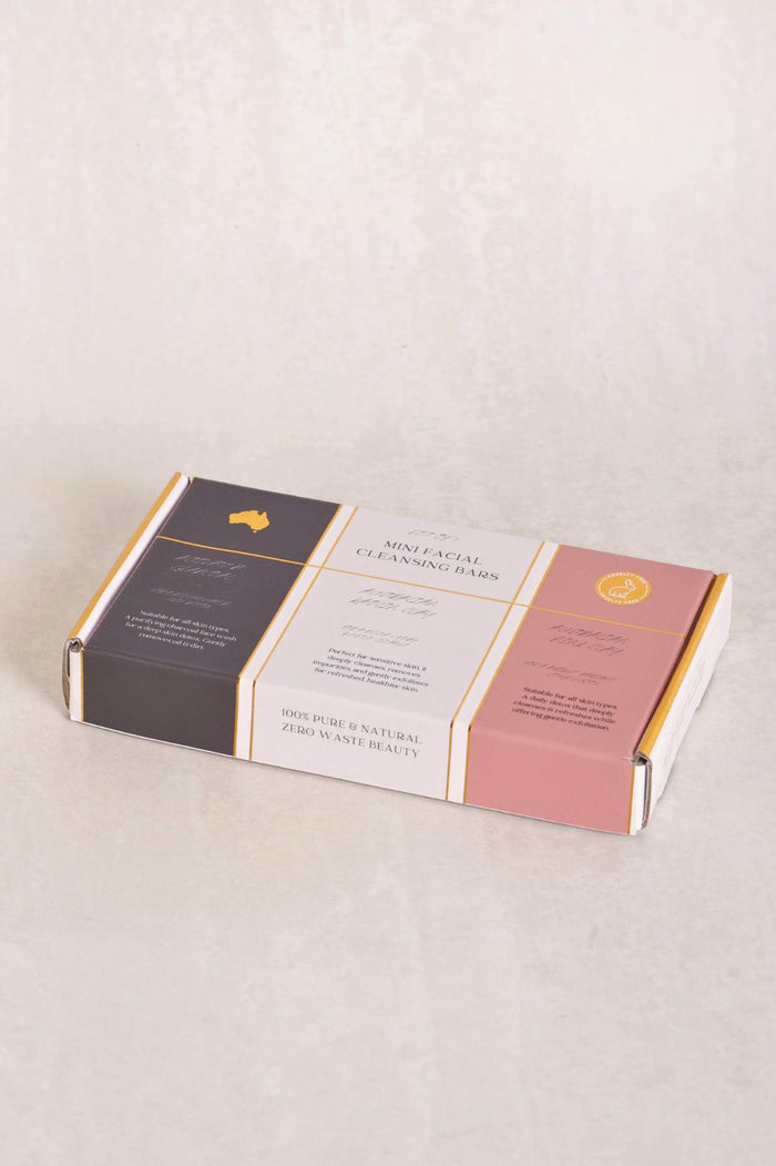 Natural Facial Cleansing Bars Set of Minis - Scoop Whole Beauty -