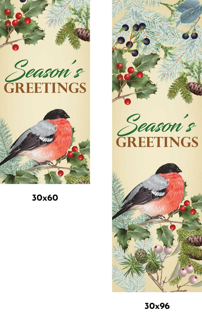 Natural Holiday Single Vinyl Banner Dekra-Lite