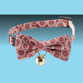 Necoichi Kiku Ribbon Bow Tie Cat Collar Red