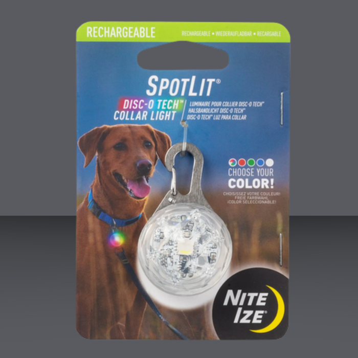 NiteIze Rechargeable Collar Light Disc-O Tech Jewel