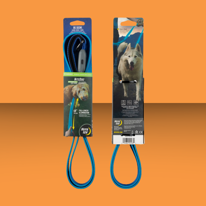 NiteIze Rechargeable LED Leash Blue