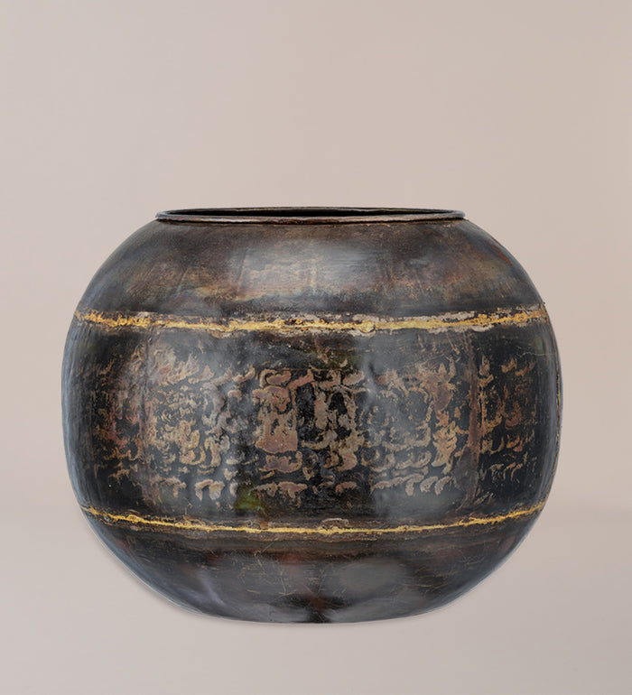 Nkuku Iron Globe Planter 25cm