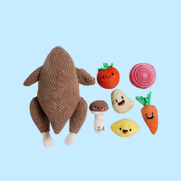 Nocciola Thanksgiving Turkey 7 in 1 Toy Pack