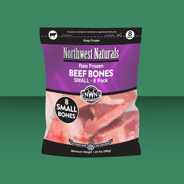 Northwest Naturals Beef Bones 1-2" 8 Count