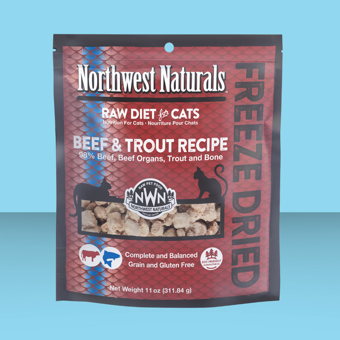 Northwest Naturals FD Feline Beef & Trout Nibbles 11oz