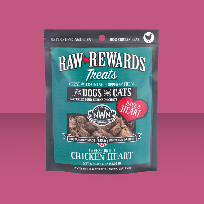 Northwest Naturals FD Treats Chicken Heart 3oz