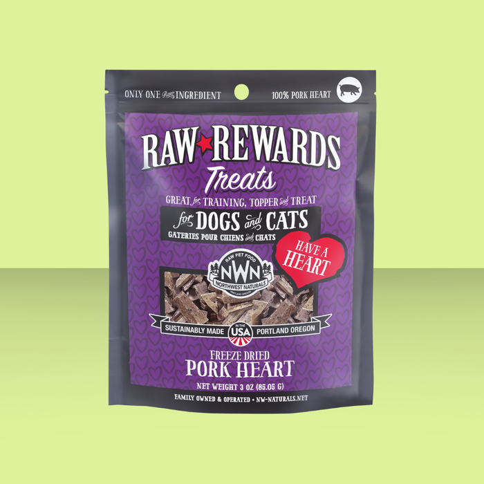 Northwest Naturals FD Treats Pork Heart 3oz