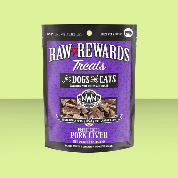 Northwest Naturals FD Treats Pork Liver 3oz