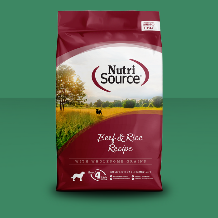 Nutrisource Adult Beef & Rice 4#