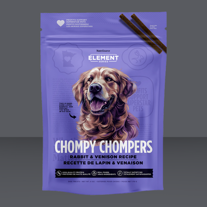 Nutrisource Chompy Chompers Rabbit & Venison 6oz