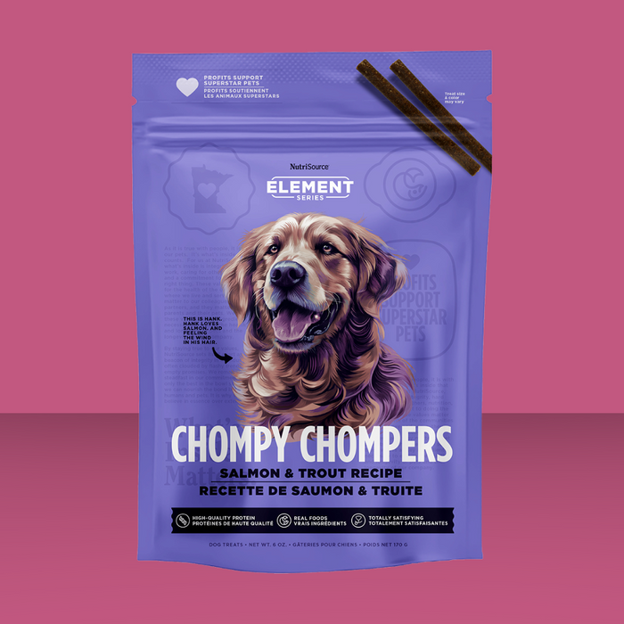 Nutrisource Chompy Chompers Salmon & Trout 6oz