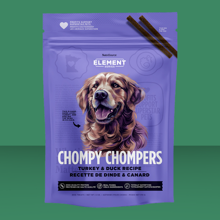 Nutrisource Chompy Chompers Turkey & Duck 6oz