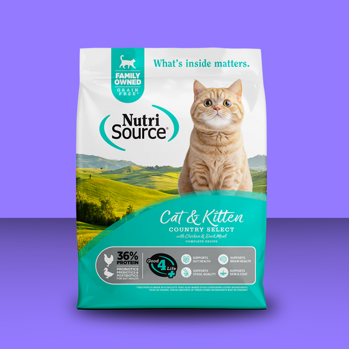Nutrisource GF Cat & Kitten Country Select 12# S