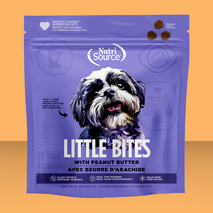 Nutrisource GF Little Bites Peanut Butter 6oz