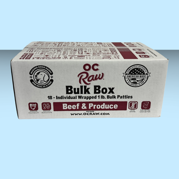 OC Raw Beef Bulk 18#