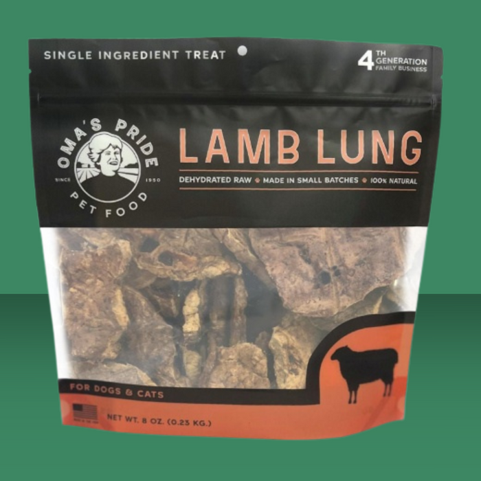 Oma's Pride Lamb Lung 8oz