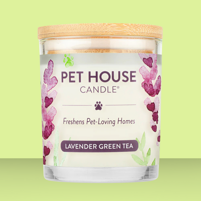 One Fur All Essentials Pet Candle Lavender Green Tea
