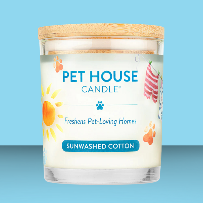 One Fur All Essentials Pet Candle Sunwashed Cotton