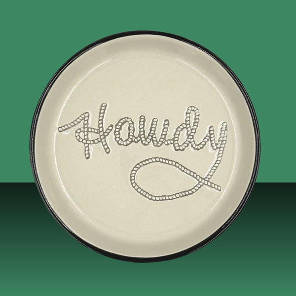Ore' Originals Mini Pet Bowl Howdy