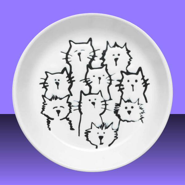 Ore' Originals Mini Pet Bowl Random Cats
