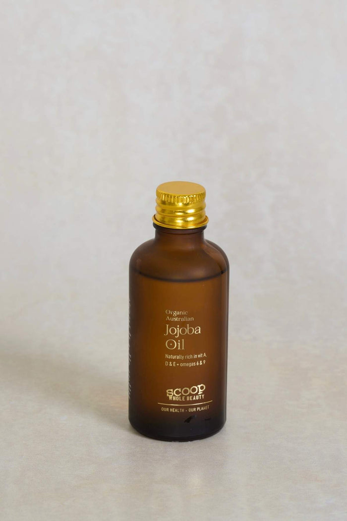 Organic Australian Jojoba Oil Refill Bottle - Scoop Whole Beauty - Jojoba oil