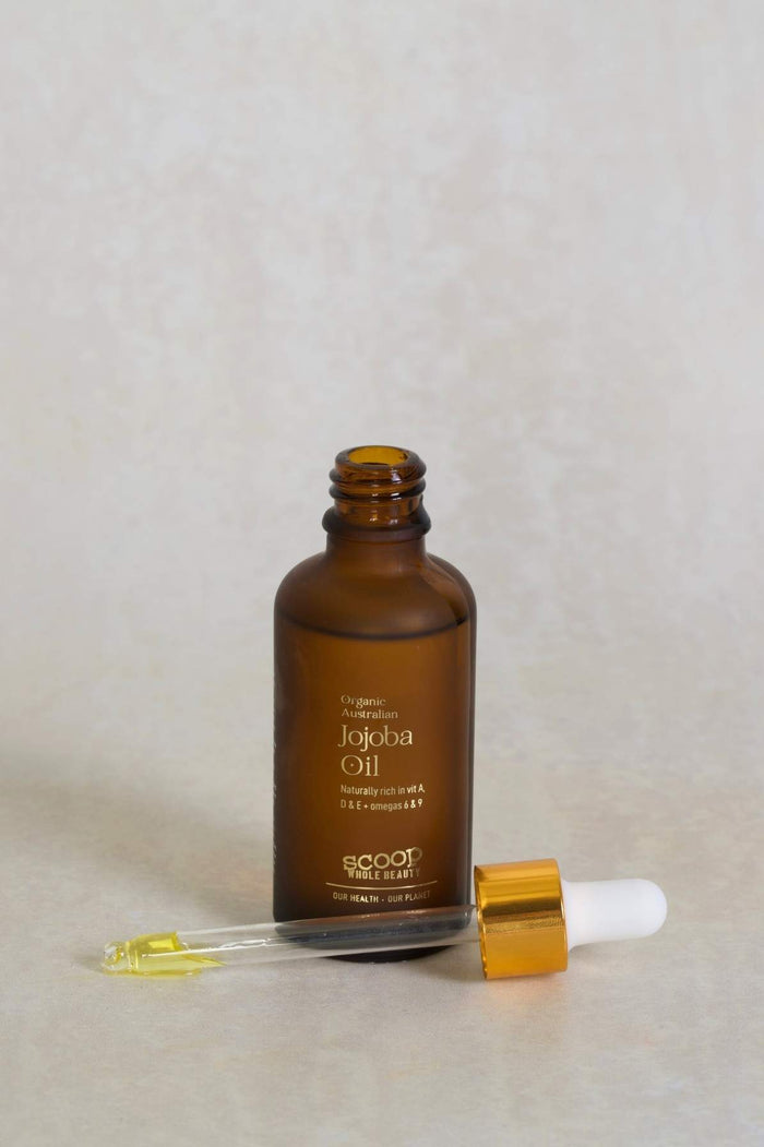 Organic Australian Jojoba Oil Refill Bottle - Scoop Whole Beauty - Jojoba oil