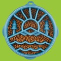 Outward Hound Fun Feeder Mountain Blue L