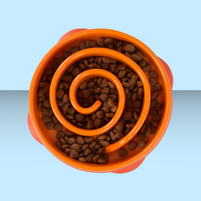 Outward Hound Fun Feeder Slo-Bowl Orange S