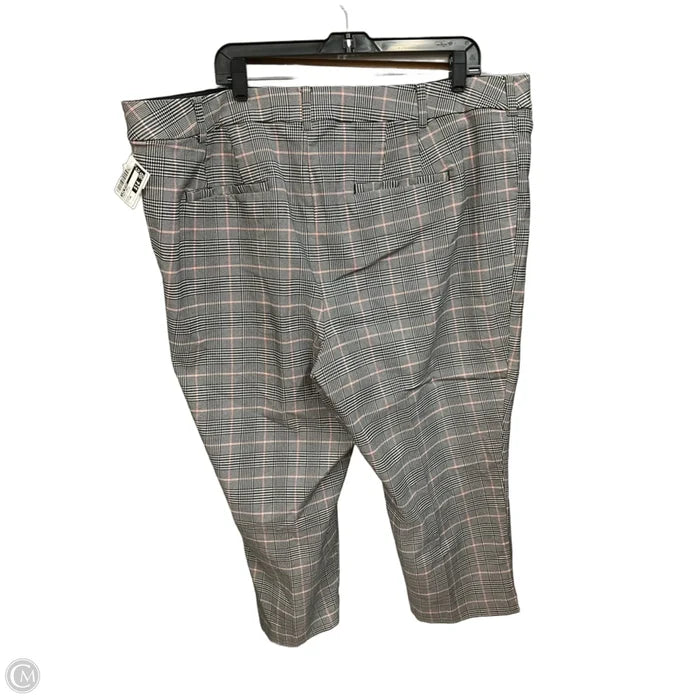 Pants Dress By Lane Bryant In Plaid Pattern, Size: 24