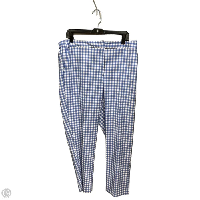 Pants Dress By Tommy Hilfiger In Checkered Pattern, Size: 14