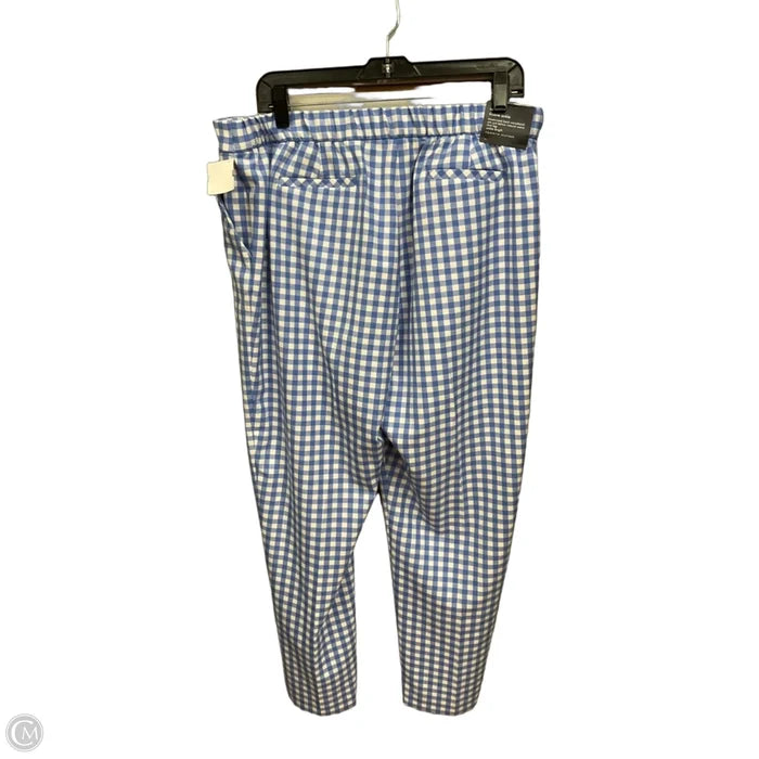 Pants Dress By Tommy Hilfiger In Checkered Pattern, Size: 14