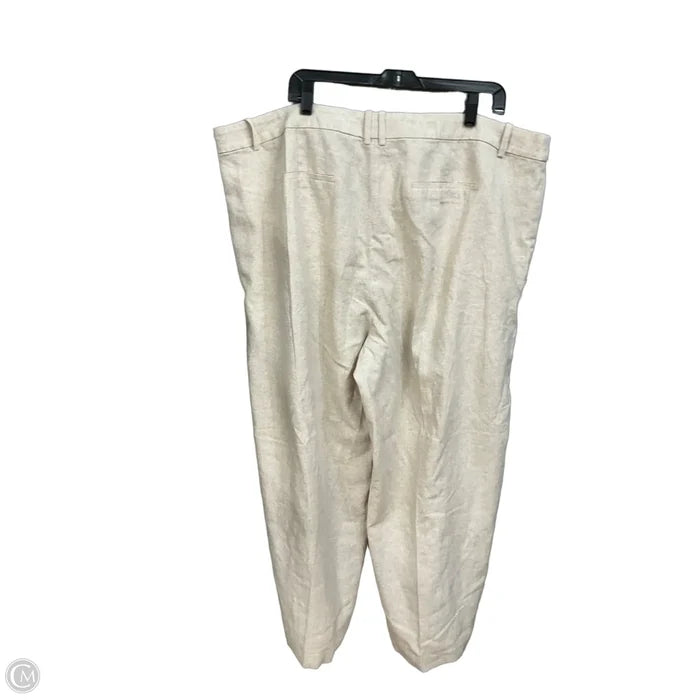 Pants Wide Leg By J. Crew In Tan, Size: 22