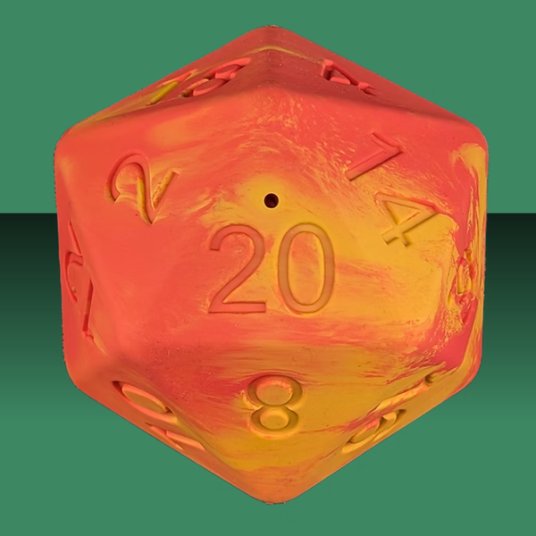 Pawlymorph Pet Barbarian Strength D20 Red