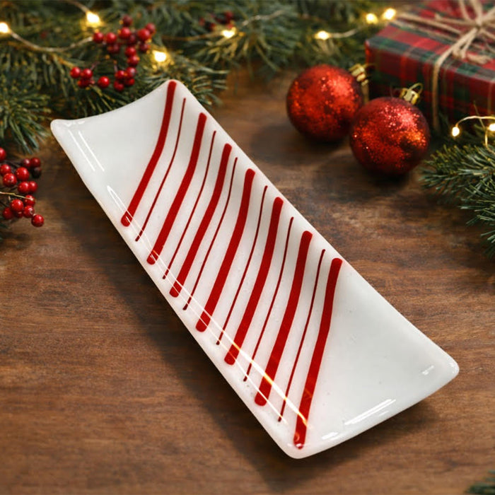 Peppermint Stripe Channel Plate