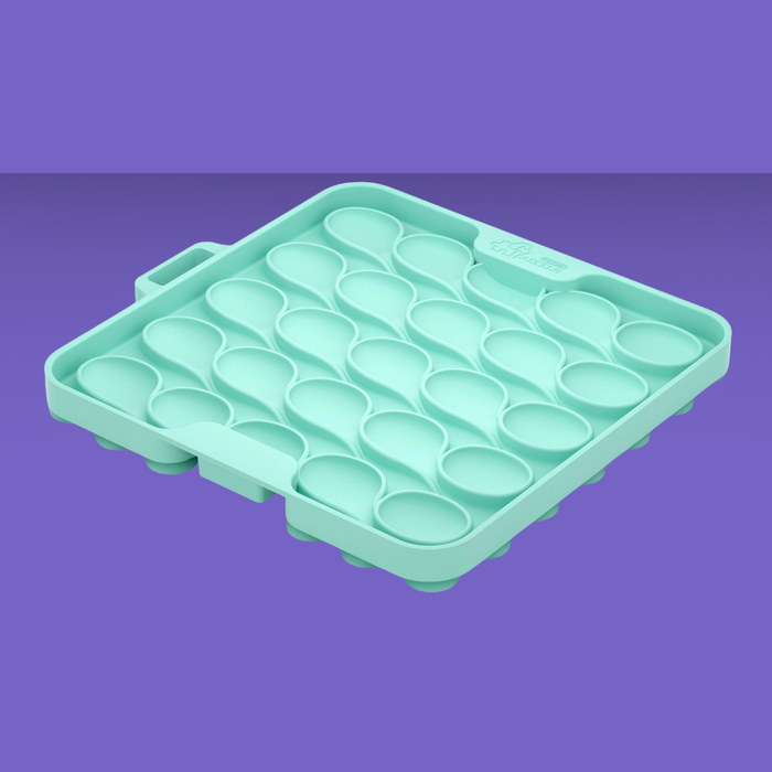 Pet Future Interlocking Lick Mat Blue Gentle Grooves