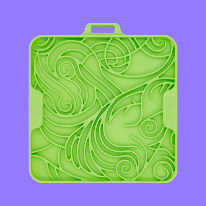 Pet Future Interlocking Lick Mat Green Maze Master