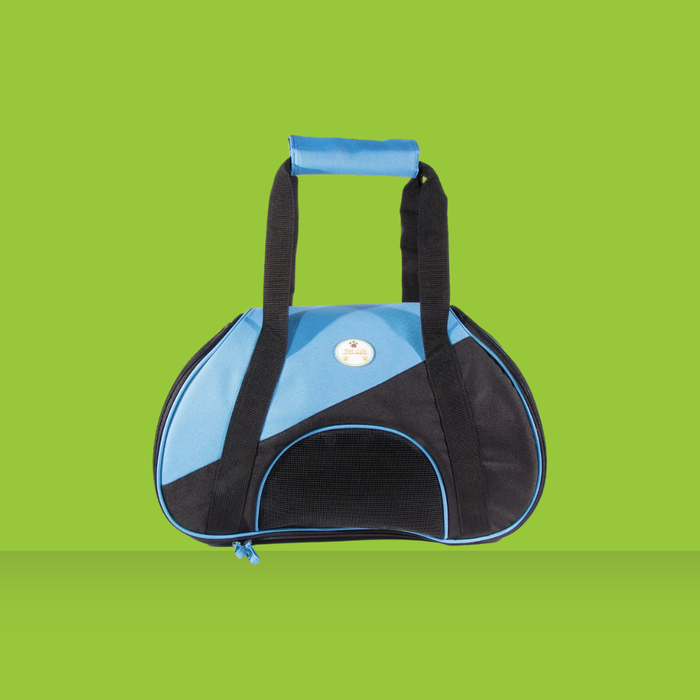 Pet Life Airline Approved Zip-N-Go Pet Carrier Blue