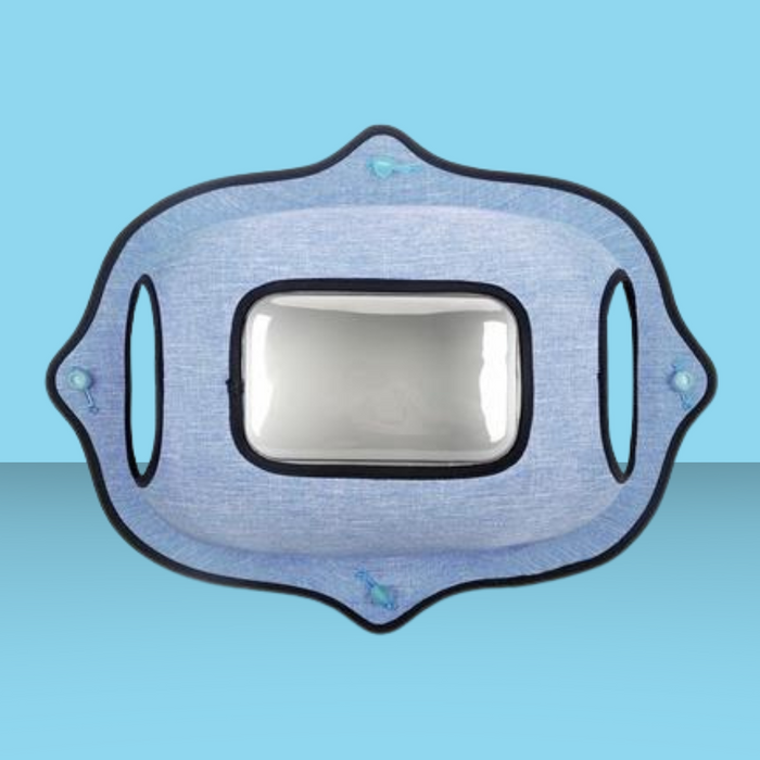 Pet Life Purr-view Lounger Blue