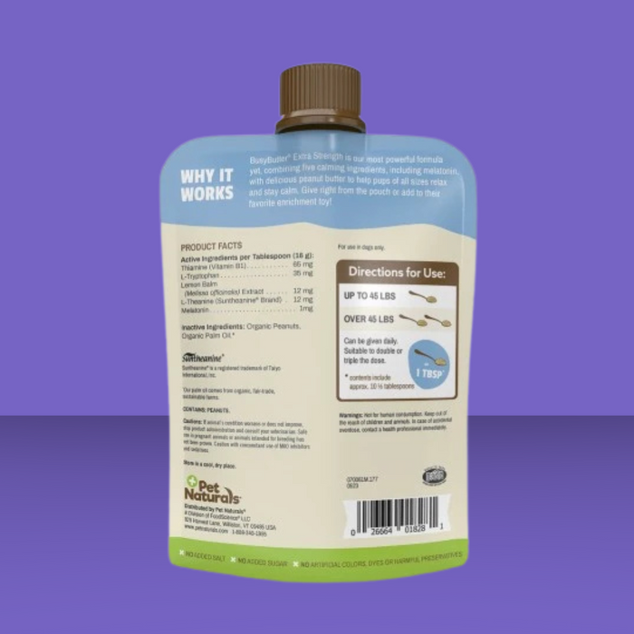 Pet Naturals Busy Butter Extra Strength 6oz