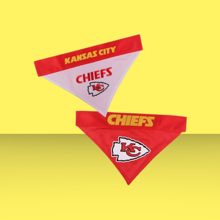 Pet's First KC Chiefs Reversible Bandana L/XL