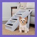 Petsafe CozyUp Folding Pet Steps Grey 20"
