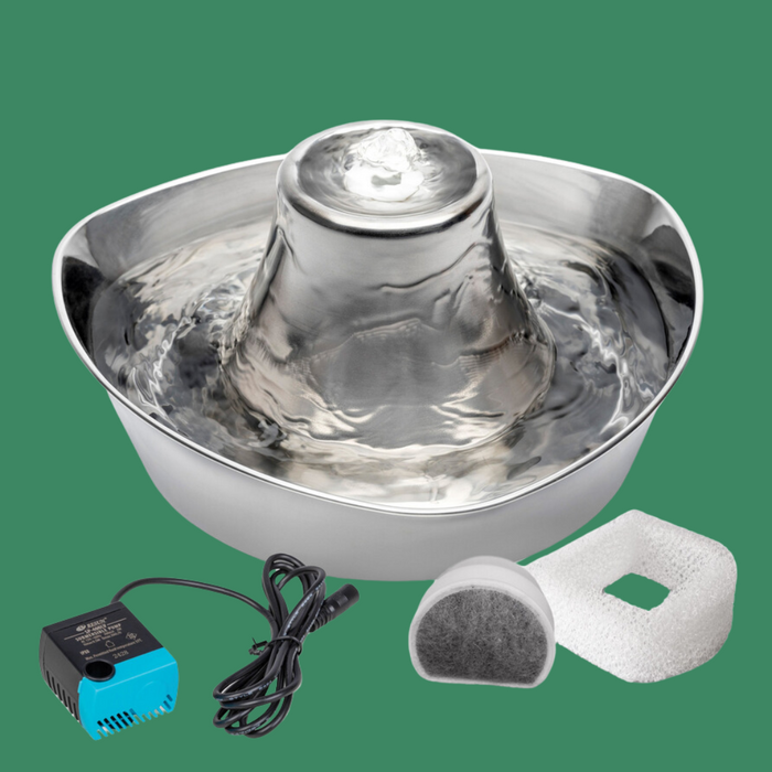 PetSafe Seaside Stainless Steel Fountain 60oz