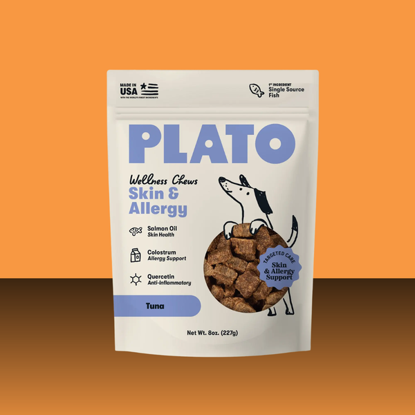 Plato Skin & Allergy Wellness Chews 8oz