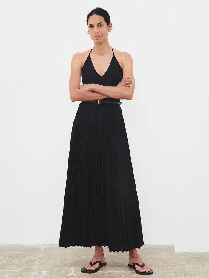 Pleated Skirt in Black