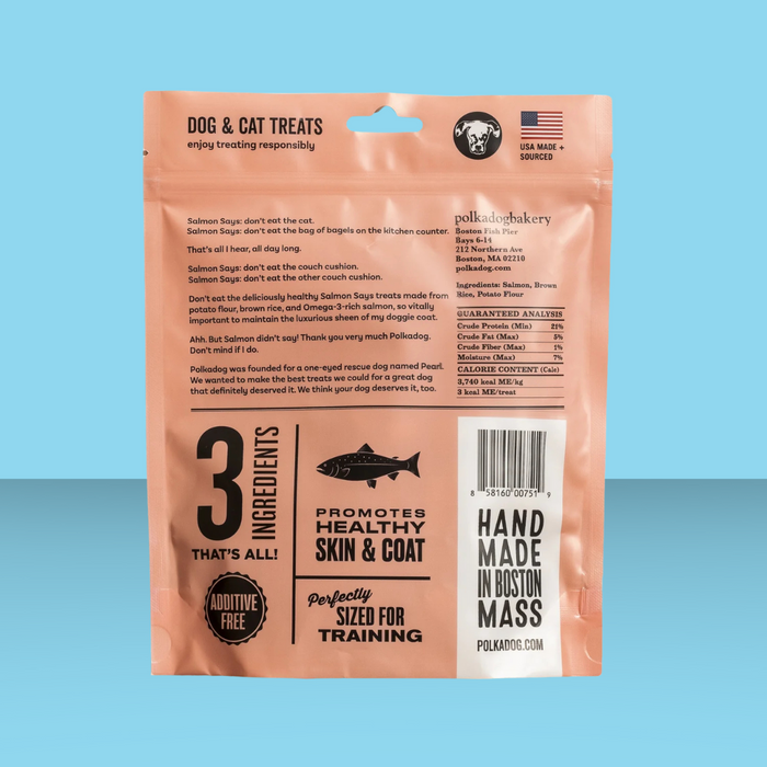 Polkadog Salmon Says Training Bits 8oz